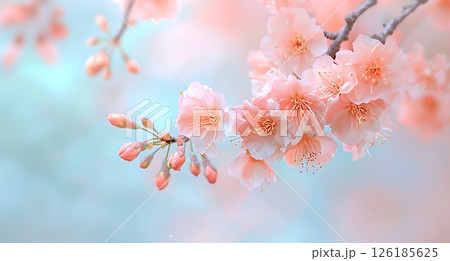cherry blossom in spring 126185625
