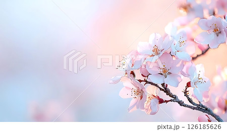 cherry blossom in spring 126185626