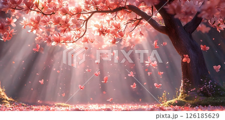cherry blossom in the park 126185629