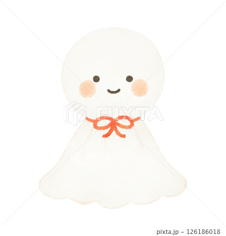 可愛いてるてる坊主のイラスト 126186018