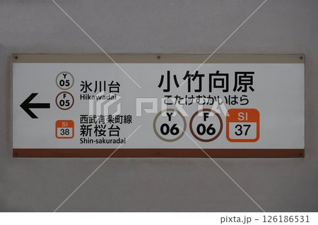 小竹向原駅駅名標 126186531