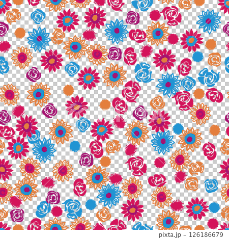 小花シームレスパターン 小花シームレスパターン 126186679