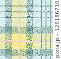 点で描いたチェックシームレスパターン 126186710