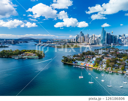 Aerial view of Sydney in Australia in daytime 126186806