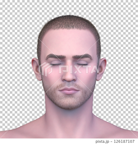男人的臉部特寫 男人的臉部特寫 126187107