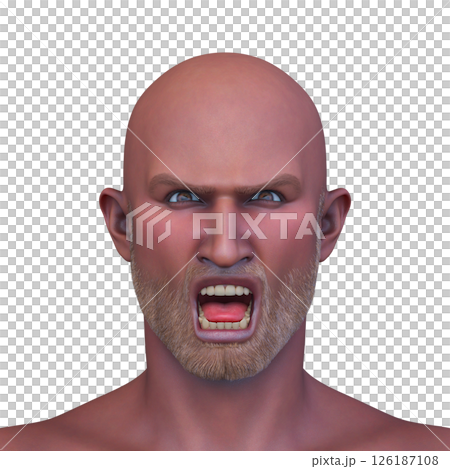 Close-up of a man's face Close-up of a man's face 126187108