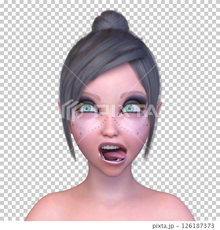 Close-up of a woman's face Close-up of a woman's face 126187373