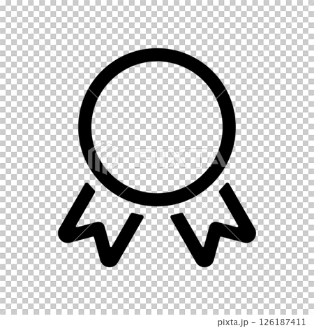 メダルのアイコンイラスト 126187411