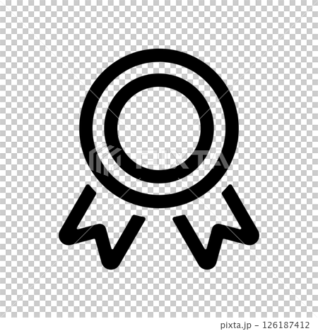 メダルのアイコンイラスト 126187412