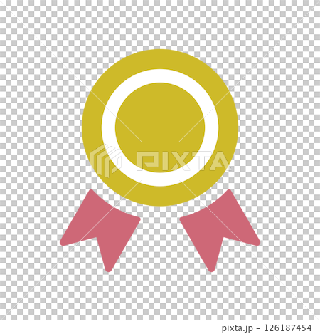 メダルのアイコンイラスト メダルのアイコンイラスト 126187454