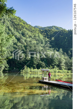 ＜長野＞上高地の絶景　穗髙神社奥宮 126187546