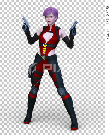 女性戦士 126187596