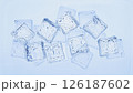 氷のキューブの集合 126187602
