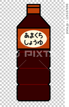 Simple illustration of sweet soy sauce Simple illustration of sweet soy sauce 126187698
