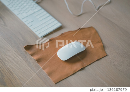 端切れ革のマウスパッド 端切れ革のマウスパッド 126187979