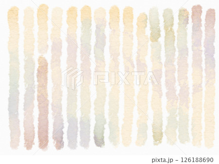 カラフルな水彩の筆跡の背景素材 126188690