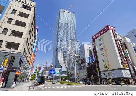 名古屋　栄　都市風景　錦通伊勢町交差点　サンシャインサカエ　ザ・ランドマーク名古屋栄 126189070