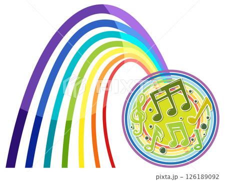 Colorful Musical Harmony Illustration 126189092