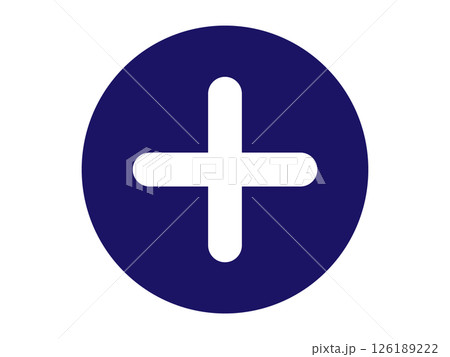 プラスのアイコン（追加マーク） 126189222