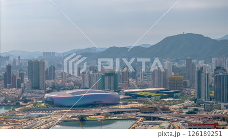 May 11 2025 Cityscape With Architecture and Construction Featuring Urban Development and Mountains 126189251