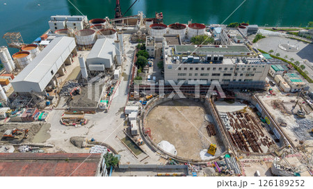 May 11 2025 Construction Site with High Rise Buildings in Modern Cityscape 126189252