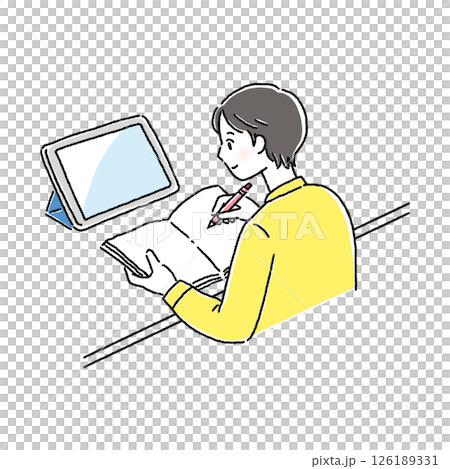 使用 ICT 設備學習 - 男性 使用 ICT 設備學習 - 男性 126189331