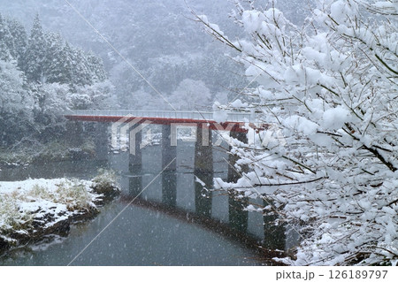冬の耶馬渓（旧耶馬渓鉄道） 126189797