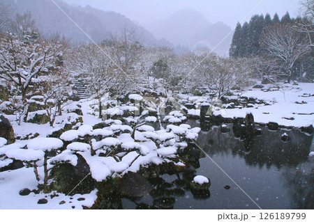 冬の溪石園（耶馬渓・中津市） 126189799