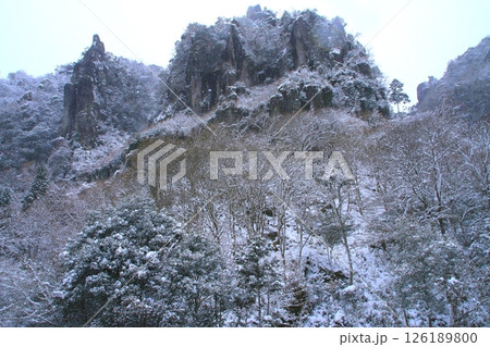 冬の耶馬溪（一目八景・中津市） 126189800