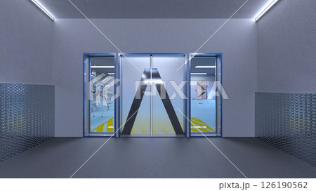 研究室の廊下 126190562