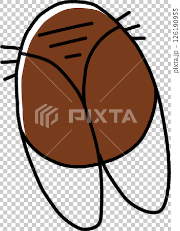 シンプルなセミのイラスト 126190955