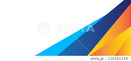 abstract geometric gradient orange blue background vector illustration. abstract geometric gradient orange blue background vector illustration. 126191159
