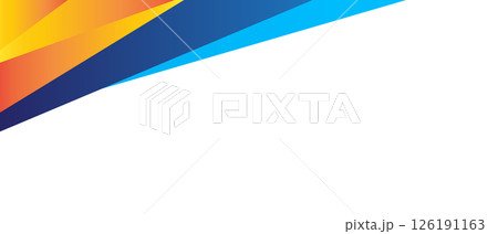 abstract geometric gradient orange blue background vector illustration. abstract geometric gradient orange blue background vector illustration. 126191163