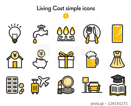 アイコン集 生活費 126191271