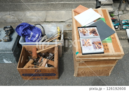 祇園祭太子山の山鉾建て 126192608