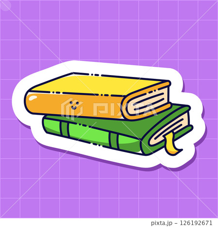 Cute color label. 126192671