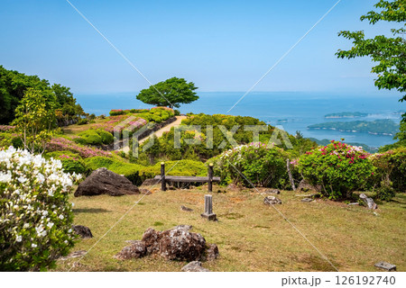 伊勢志摩スカイライン 朝熊山頂展望台 朝熊山自然歩道 126192740