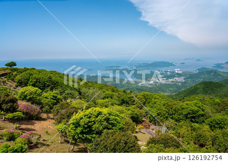 伊勢志摩スカイライン 朝熊山頂展望台 朝熊山自然歩道 126192754