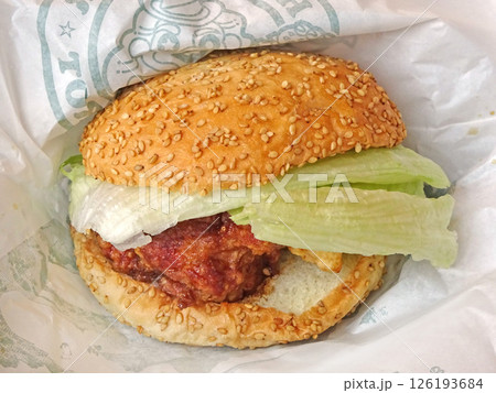 チャイニーズチキンバーガー 全国ご当地バーガー日本一 チャイニーズチキンバーガー 全国ご当地バーガー日本一 126193684