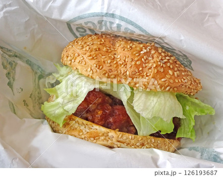 チャイニーズチキンバーガー 全国ご当地バーガー日本一 チャイニーズチキンバーガー 全国ご当地バーガー日本一 126193687