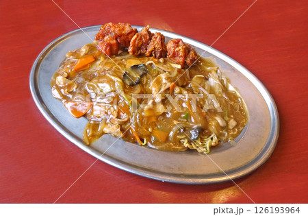 チャイニーズチキンあんかけやきそば チャイニーズチキントッピング チャイニーズチキンあんかけやきそば チャイニーズチキントッピング 126193964