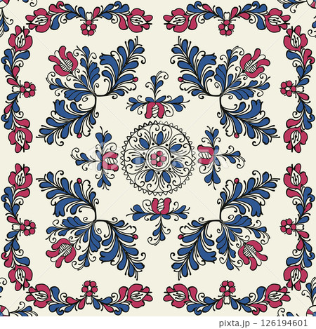 Traditional Korond seamless pattern 9 Traditional Korond seamless pattern 9 126194601