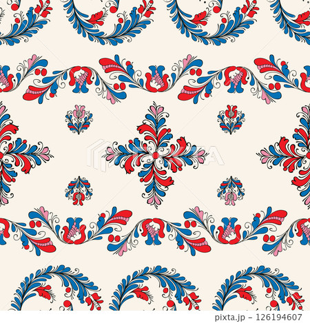 Traditional Korond seamless pattern 15 Traditional Korond seamless pattern 15 126194607