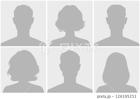 Silhouette Avatar Collection in Grid Format Silhouette Avatar Collection in Grid Format 126195251