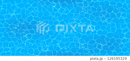 Blue Mosaic Water Ripple Texture Background Blue Mosaic Water Ripple Texture Background 126195329