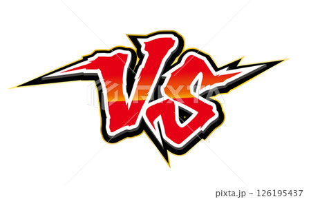 VS バーサス ロゴ ベクターイラスト 126195437