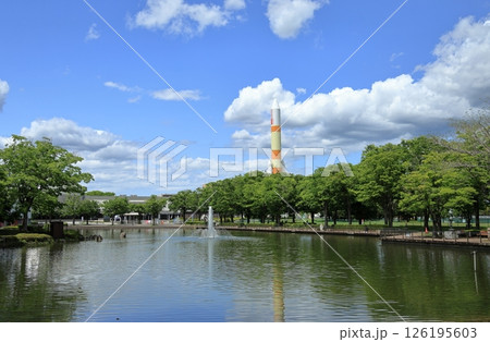 つくばエキスポーセンターに設置されているH-Ⅱロケットもモデル 126195603