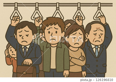 満員電車 126196810