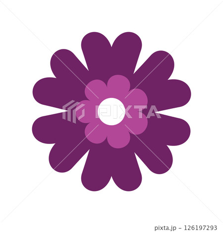 Mexican traditional flower. Ethnic embroidery decoration. Ornate folk graphic, wallpaper element. Festive mexican floral motif. Vector illustration Mexican traditional flower. Ethnic embroidery decoration. Ornate folk graphic, wallpaper element. Festive mexican floral motif. Vector illustration 126197293