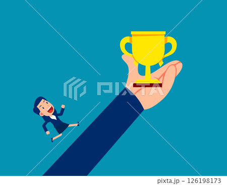Ambition. Motivation to achieve goal 126198173